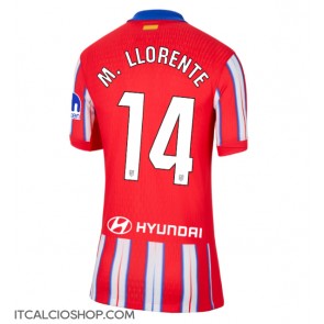 Atletico Madrid Marcos Llorente #14 Prima Maglia Femmina 2024-25 Manica Corta
